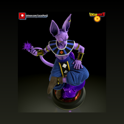 Figura 3D de Beerus - Full3Dprint