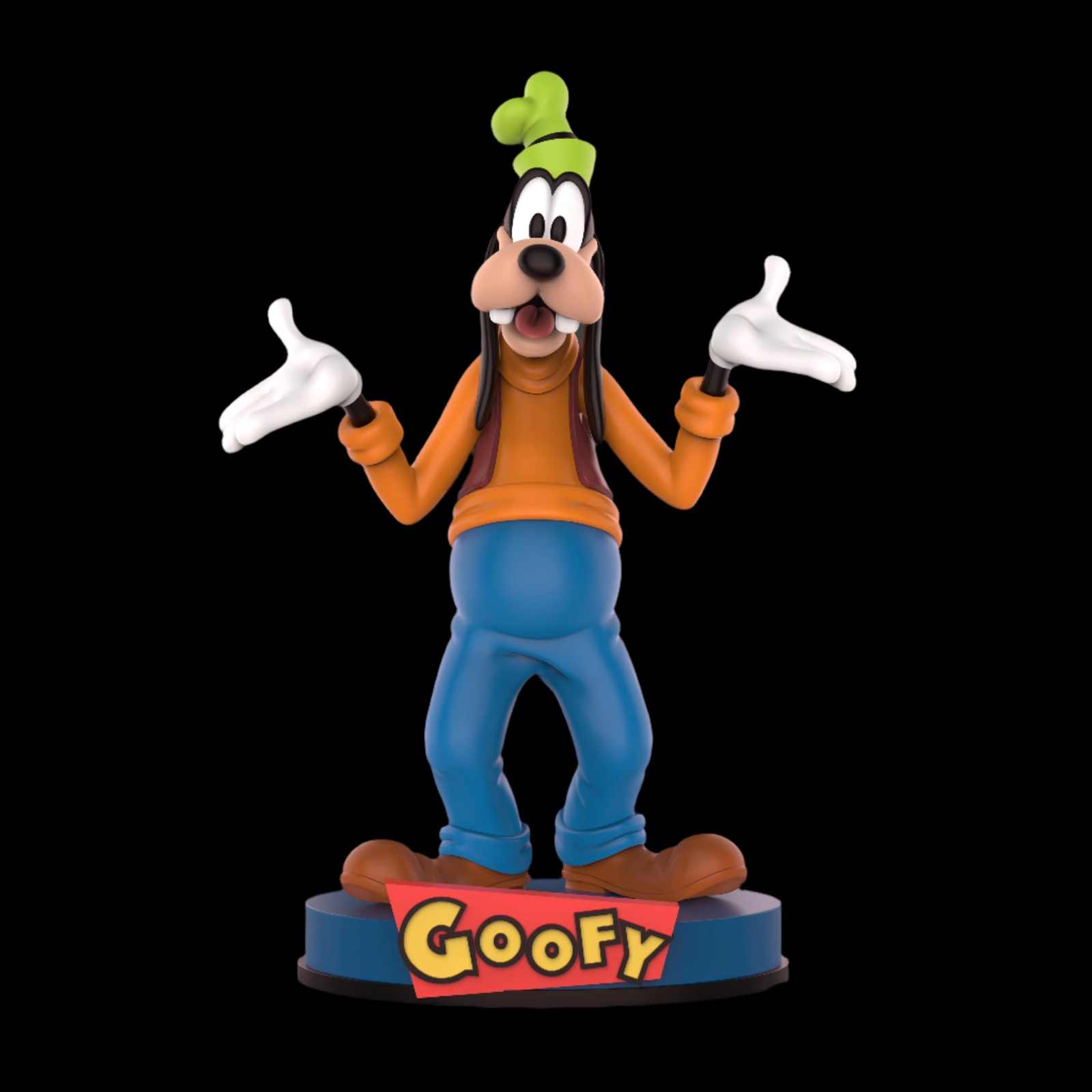 Figura 3D de Goofy - Full3Dprint