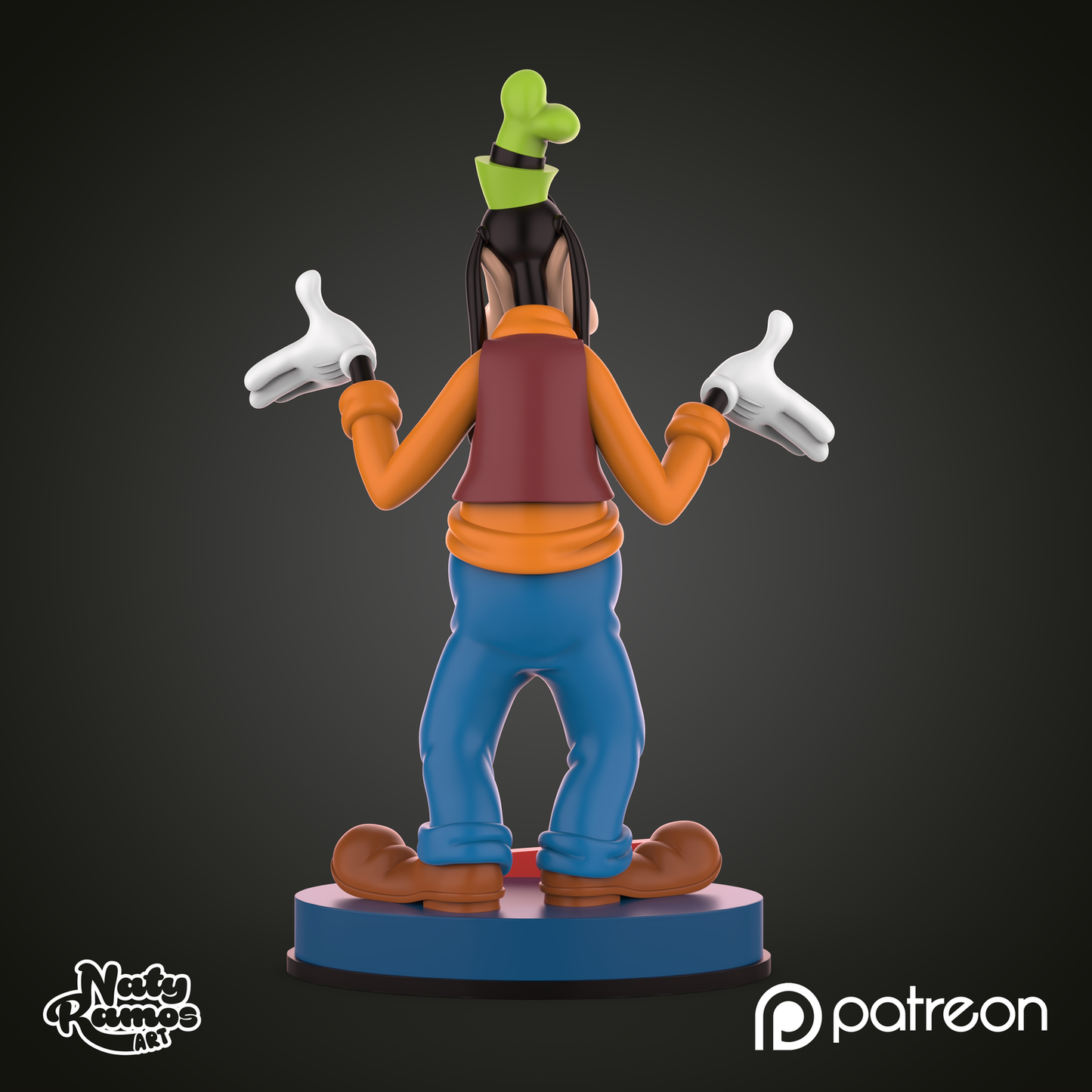 Figura 3D de Goofy - Full3Dprint