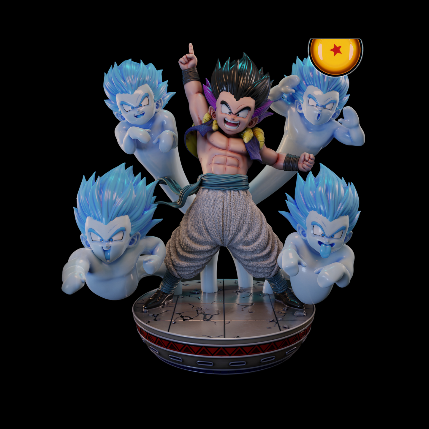 Figura 3D de Gotenks V2 - Full3Dprint