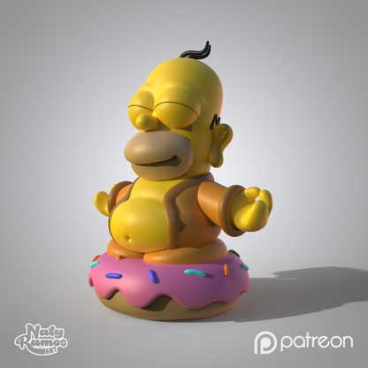 Figura 3D de Homer Buda - Full3Dprint