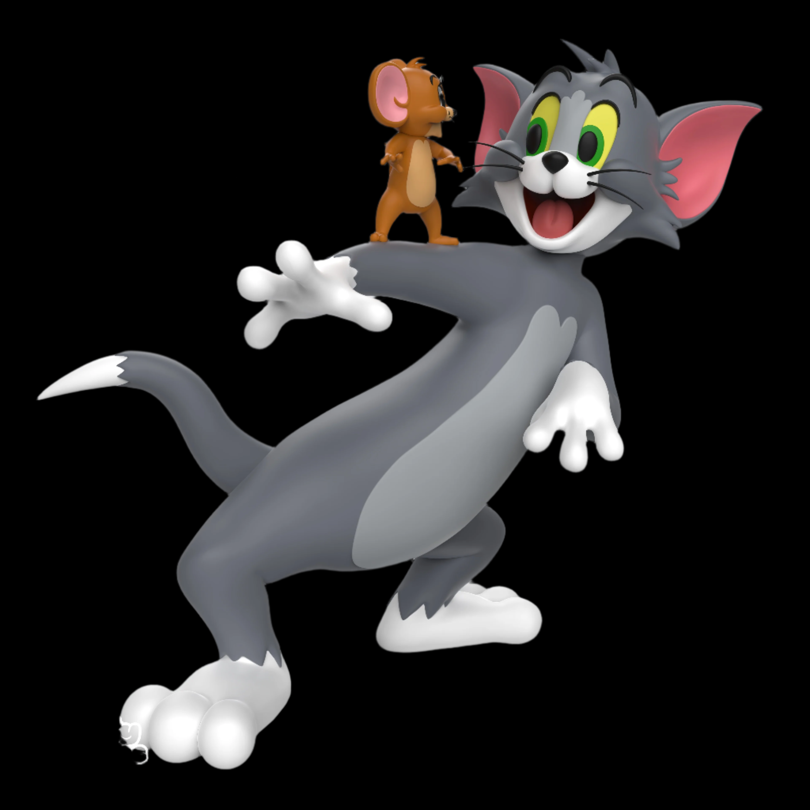 Figura 3D de Tom & Jerry - Full3Dprint