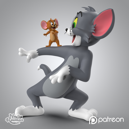 Figura 3D de Tom & Jerry - Full3Dprint