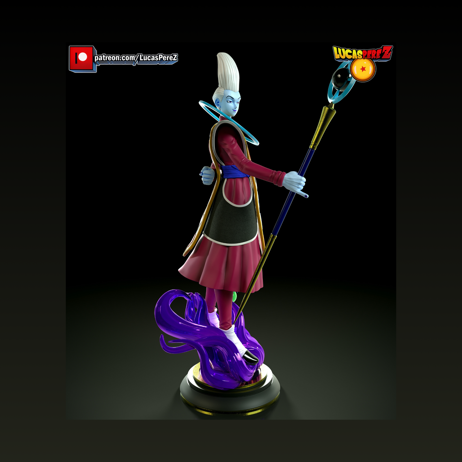 Figura 3D de Whis - Full3Dprint