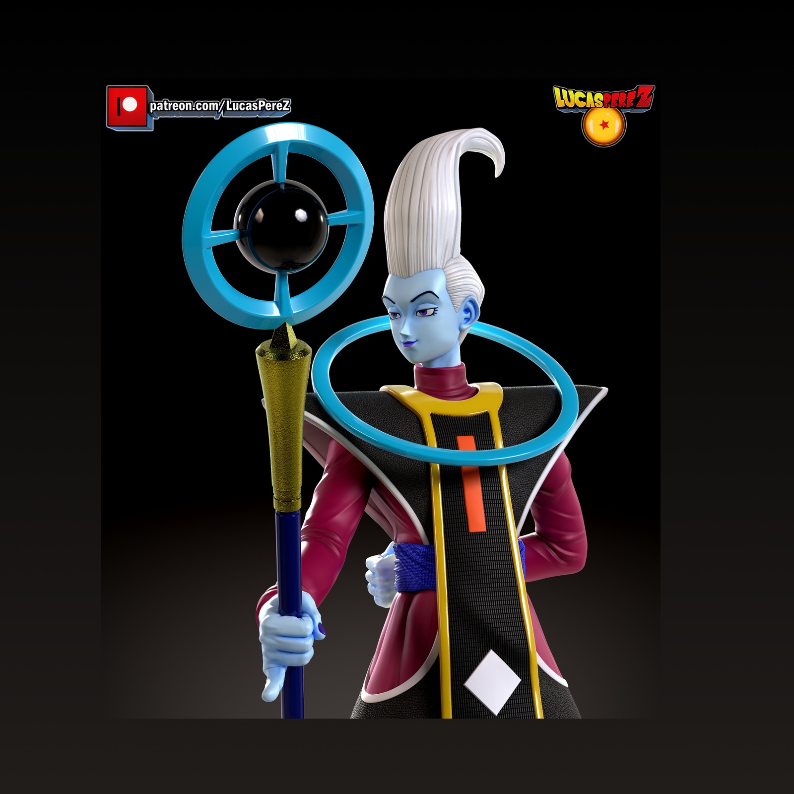 Figura 3D de Whis - Full3Dprint