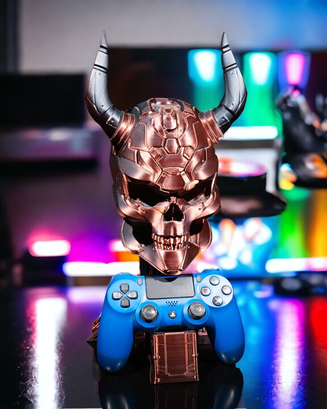 Sci-fi Skull Controller & Headphone Holder - Full3Dprint